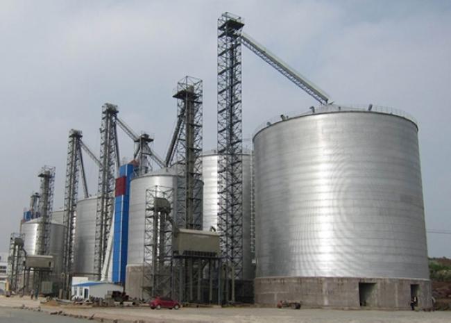 饶阳大型钢板库构造参数及水泥储存质量